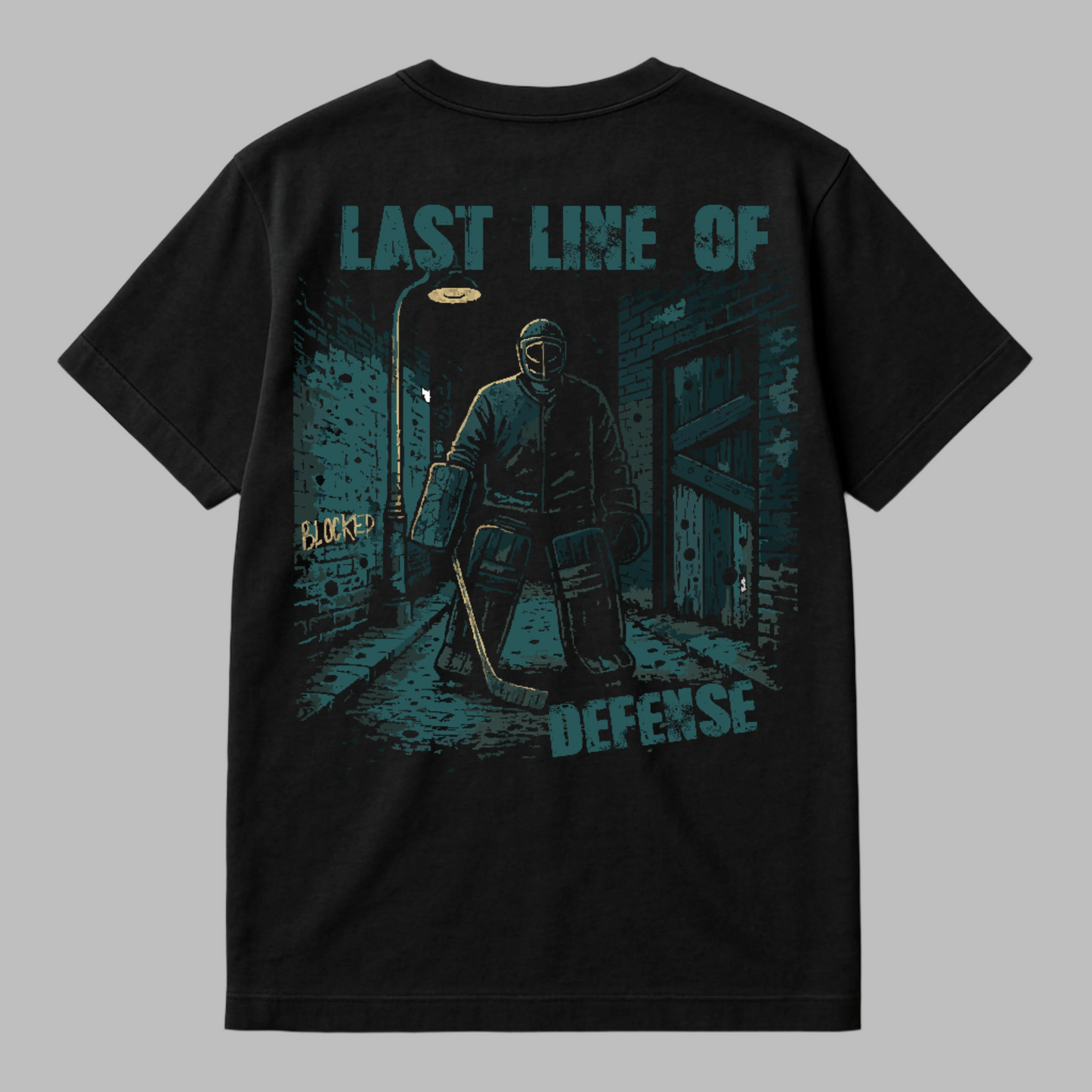 Last Line of Defense Youth Hockey T-Shirt | Fresh as Puck