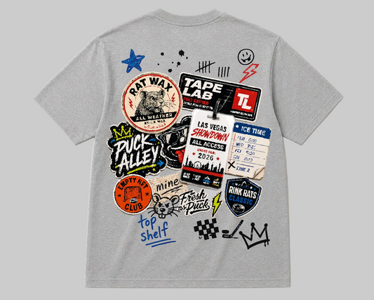 Locker Stickers Youth Hockey T-Shirt | Fresh as Puck