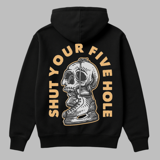 Shut Your Five Hole Youth Hockey Hoodie | Fresh as Puck