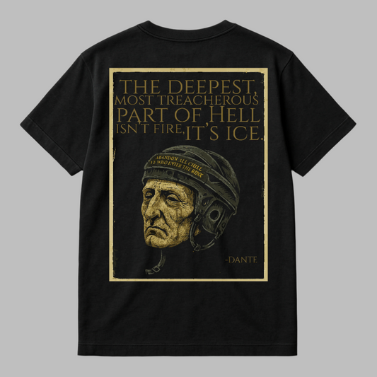 Dante: Ice Eternal Hockey T-Shirt | Fresh as Puck