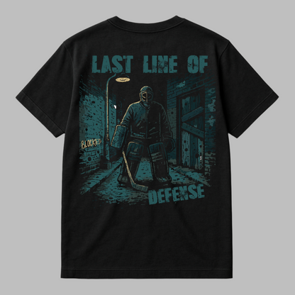 Last Line of Defense Youth Hockey T-Shirt | Fresh as Puck