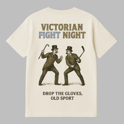 Victorian Fight Night  Hockey T-Shirt | Fresh As Puck
