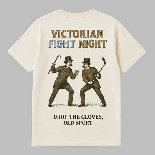 Victorian Fight Night  Hockey T-Shirt | Fresh As Puck